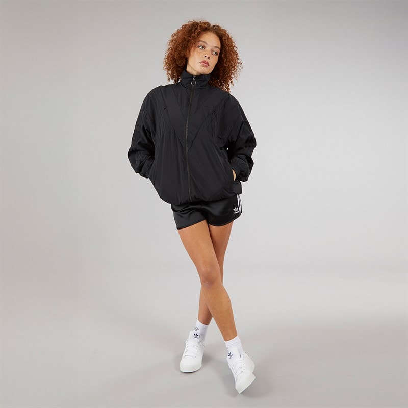 adidas Originals Womens Rasant Cut Line Track Top Black - Image 4