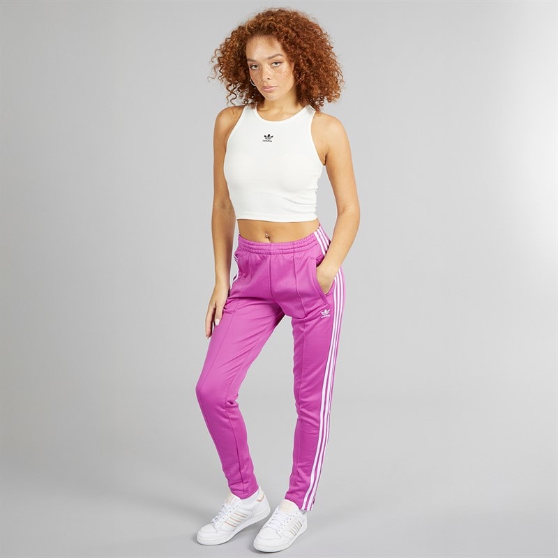 adidas Originals Womens Adicolor Superstar Track Pants Purple Burst - Image 4