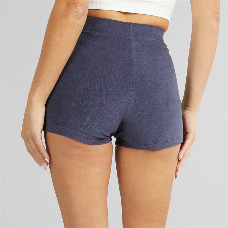 adidas Originals Womens Towel Shorts Shadow Navy - Image 2