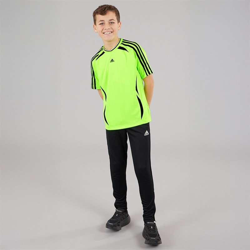 adidas Originals Junior Boys Adicolor Teamgeist T-Shirt Signal Green/Black - Image 4