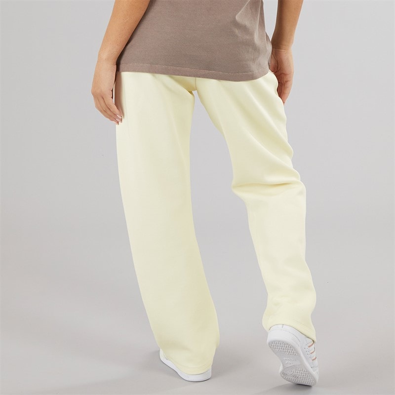 adidas Originals Womens 3-Stripes Oversized Sweatpants Cream White - Image 2
