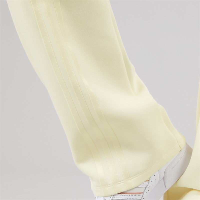 adidas Originals Womens 3-Stripes Oversized Sweatpants Cream White - Image 5