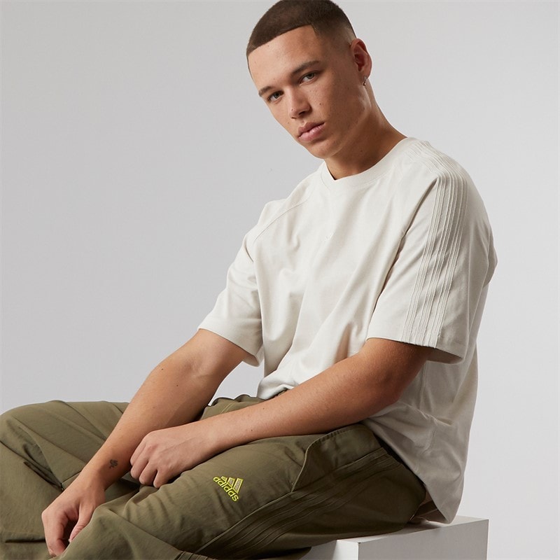 adidas Originals Mens Premium Essentials T-Shirt Alumina - Image 1