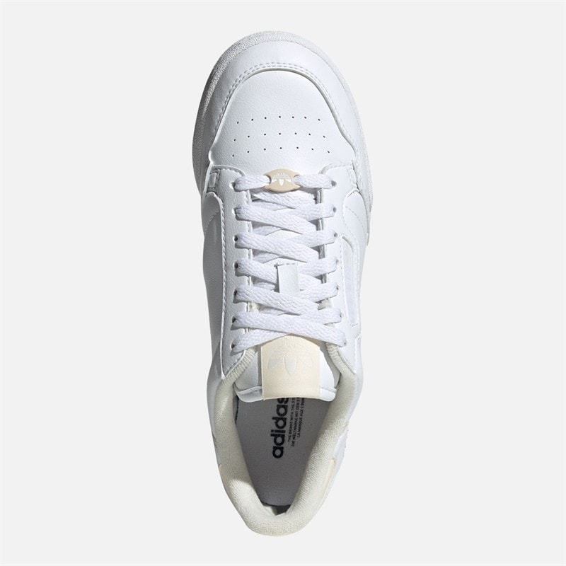 adidas Originals Womens Continental 80 Stripes Trainers Cloud White/Ecru Tint/Off White - Image 4