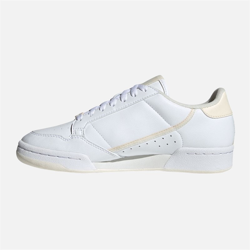 adidas Originals Womens Continental 80 Stripes Trainers Cloud White/Ecru Tint/Off White - Image 5