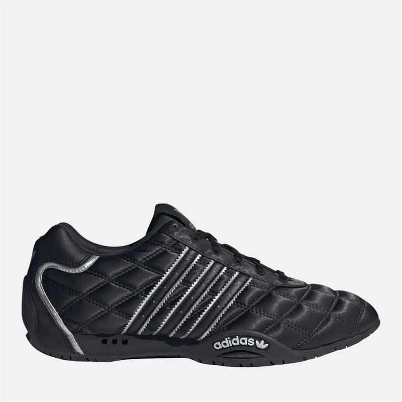 adidas Originals Womens Adi Racer LO Trainers Core Black/Core Black/Silver Metallic - Image 1