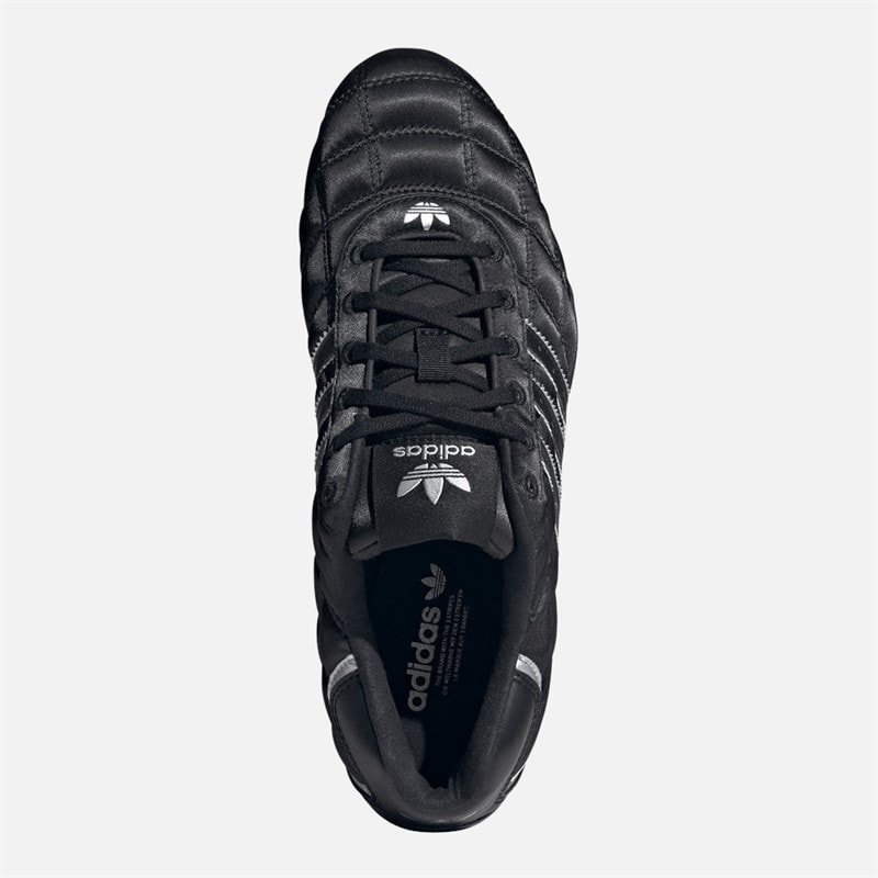 adidas Originals Womens Adi Racer LO Trainers Core Black/Core Black/Silver Metallic - Image 4