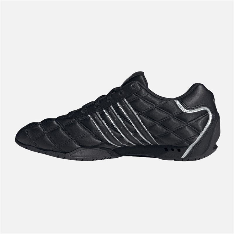 adidas Originals Womens Adi Racer LO Trainers Core Black/Core Black/Silver Metallic - Image 5