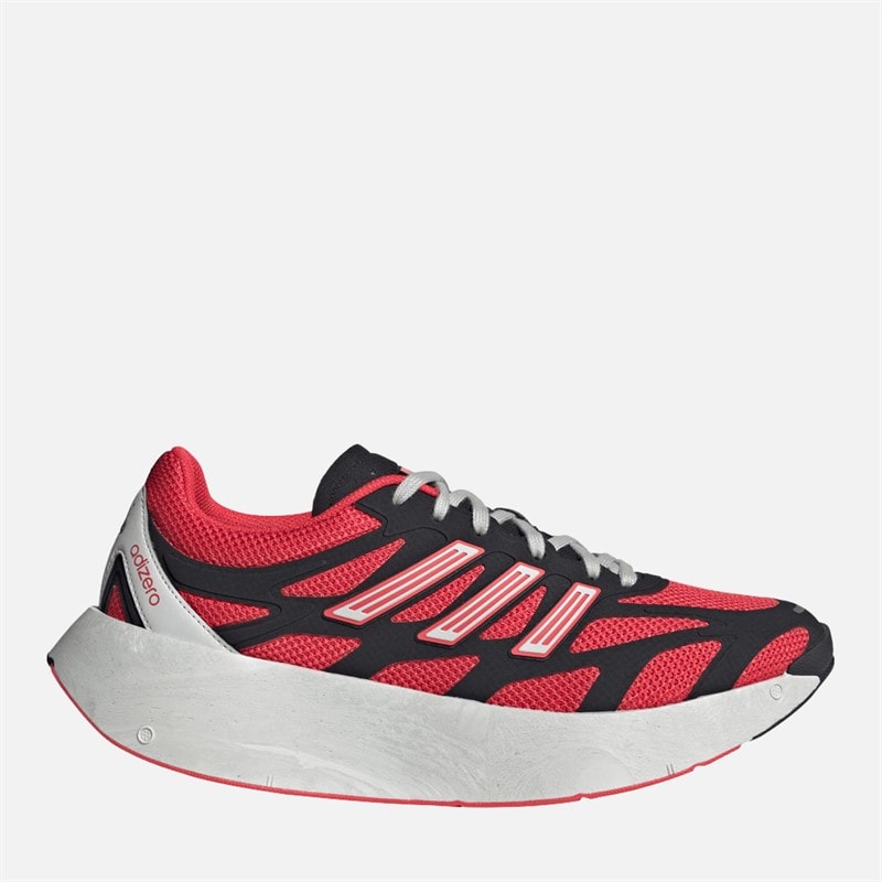 adidas Originals Mens Adizero Aruku Trainers Core Black/Semi Lucid Red/Grey Two - Image 1