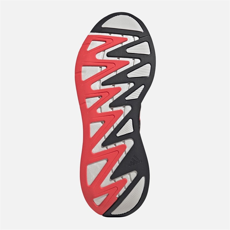 adidas Originals Mens Adizero Aruku Trainers Core Black/Semi Lucid Red/Grey Two - Image 2