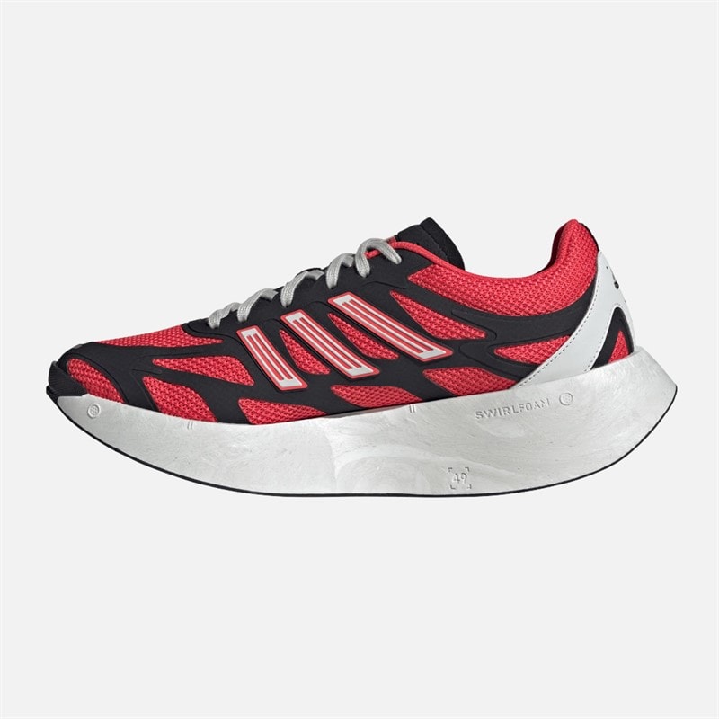 adidas Originals Mens Adizero Aruku Trainers Core Black/Semi Lucid Red/Grey Two - Image 5