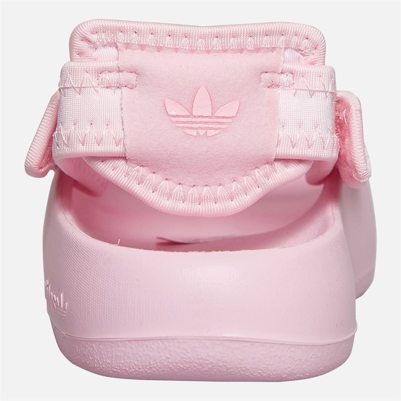 adidas Originals Girls Adifom Adilette Sliders Clear Pink - Image 4