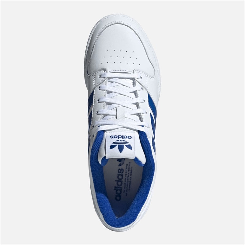 adidas Originals Team Court 2.0 STR Trainers Cloud White/Royal Blue/Cloud White - Image 4