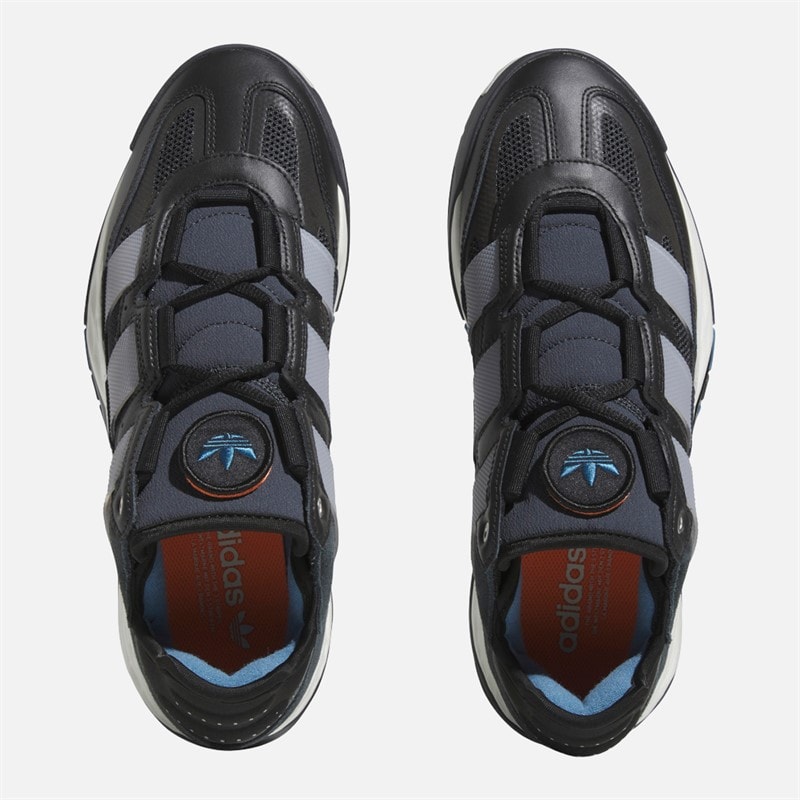 adidas Originals Niteball Trainers Core Black/Grey Two/Carbon - Image 4