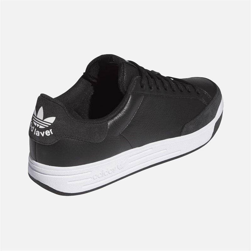 adidas Originals Classic Rod Laver Trainers Core Black/Core Black/Cloud White - Image 3