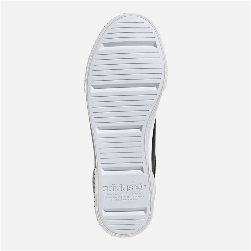 adidas Originals Womens Court Tourino Trainers Core Black/Core Black/Cloud White - Image 2