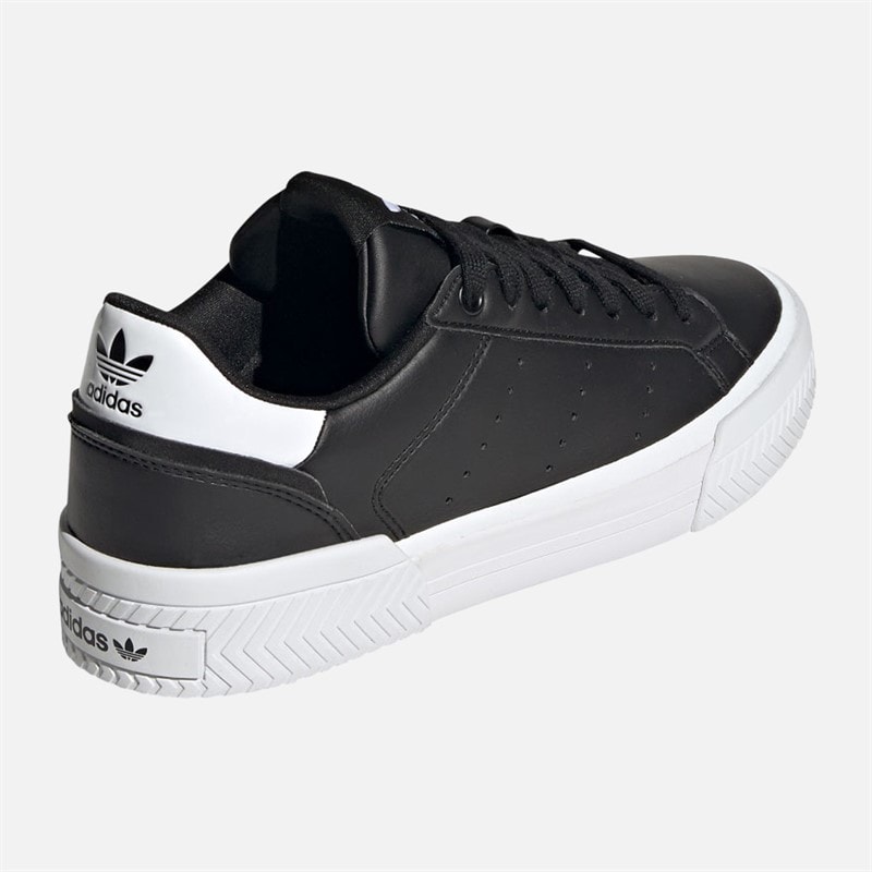 adidas Originals Womens Court Tourino Trainers Core Black/Core Black/Cloud White - Image 3