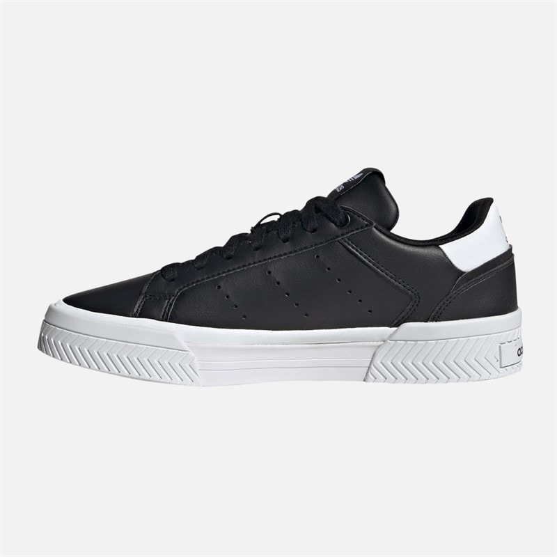 adidas Originals Womens Court Tourino Trainers Core Black/Core Black/Cloud White - Image 5