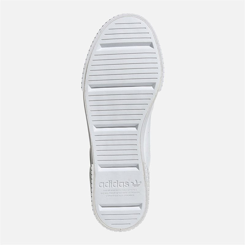 adidas Originals Womens Court Tourino Trainers Cloud White/Cloud White/Core Black - Image 2