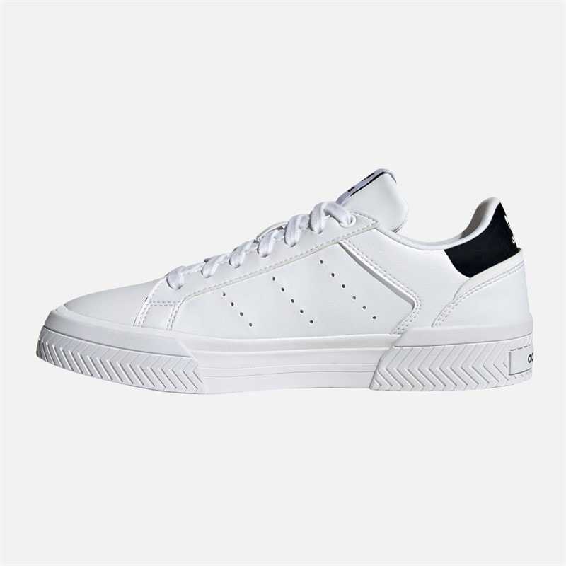 adidas Originals Womens Court Tourino Trainers Cloud White/Cloud White/Core Black - Image 5