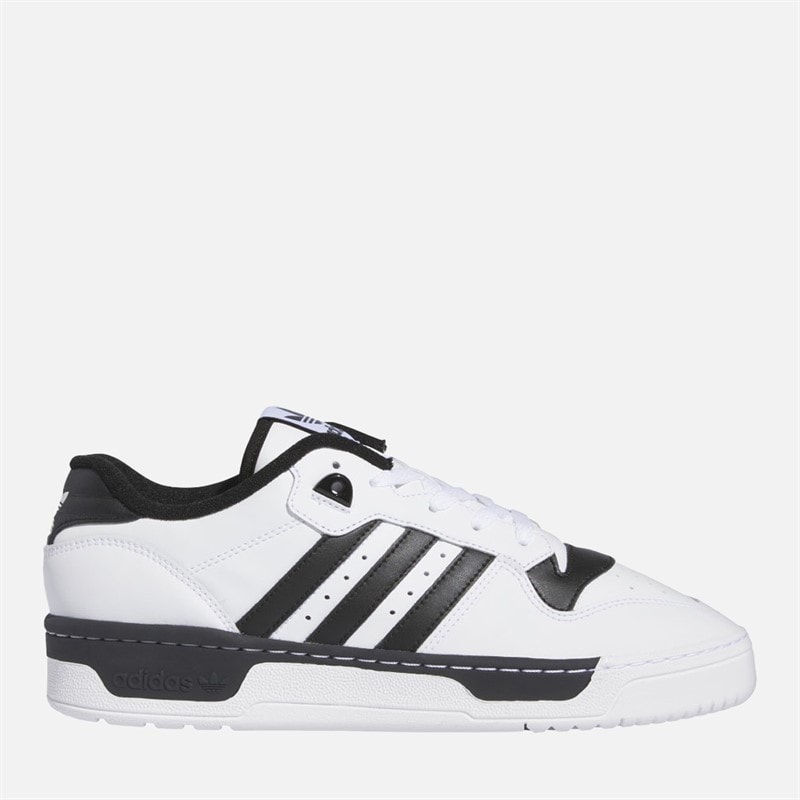 adidas Originals Rivalry Low Trainers Cloud White/Black/White - Image 1