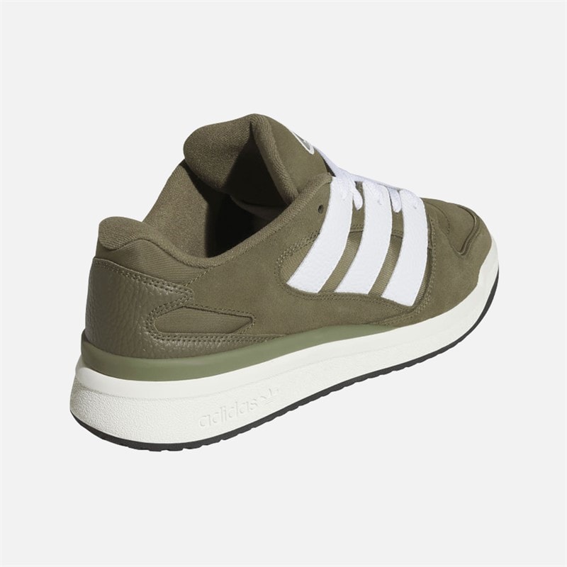 adidas Originals Mens Forum2000 Trainers Olive Strata/Cloud White/Cloud White - Image 3