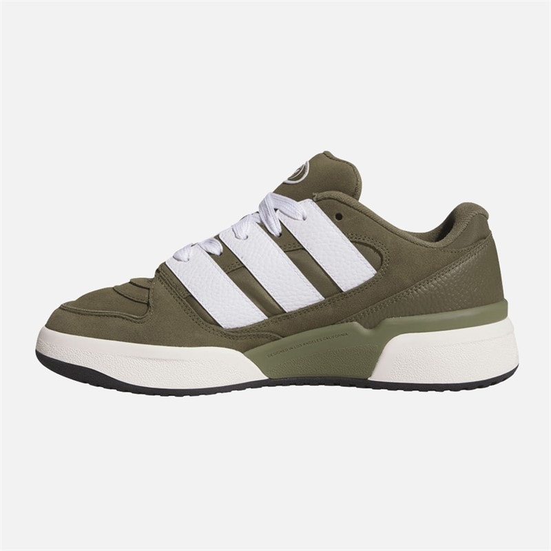 adidas Originals Mens Forum2000 Trainers Olive Strata/Cloud White/Cloud White - Image 5
