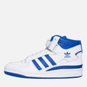 adidas Originals Junior Forum Mid Trainers Cloud White/Royal Blue/Cloud White
