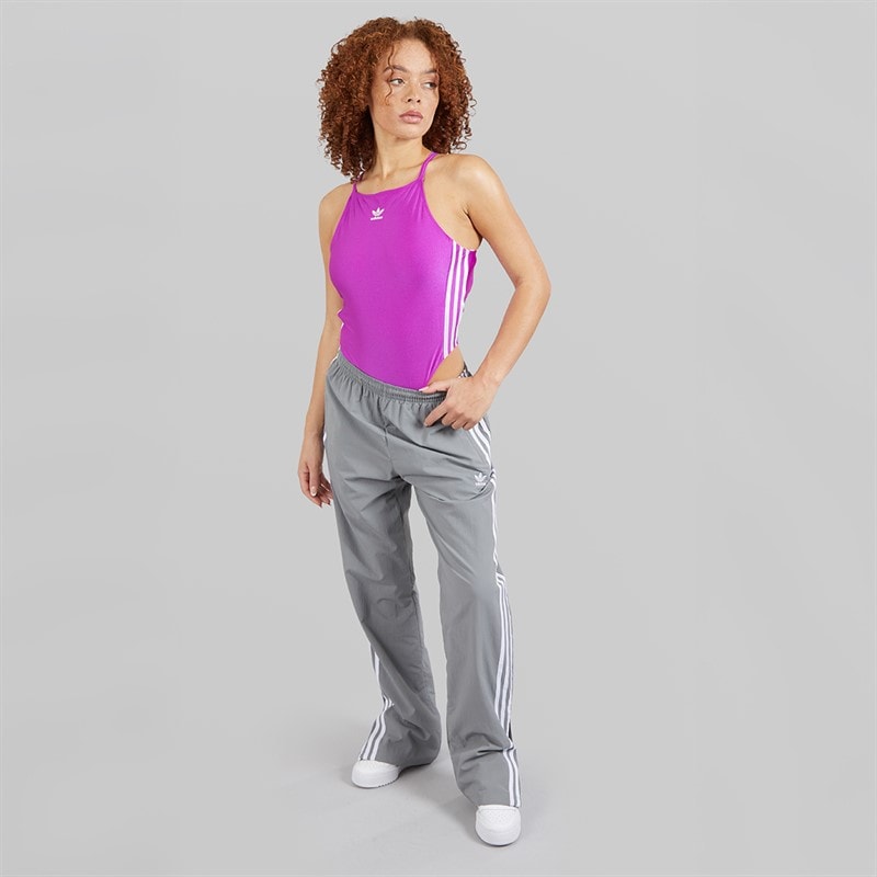 adidas Originals Womens 3-Stripes Adicolor Bodysuit Purple Burst - Image 4