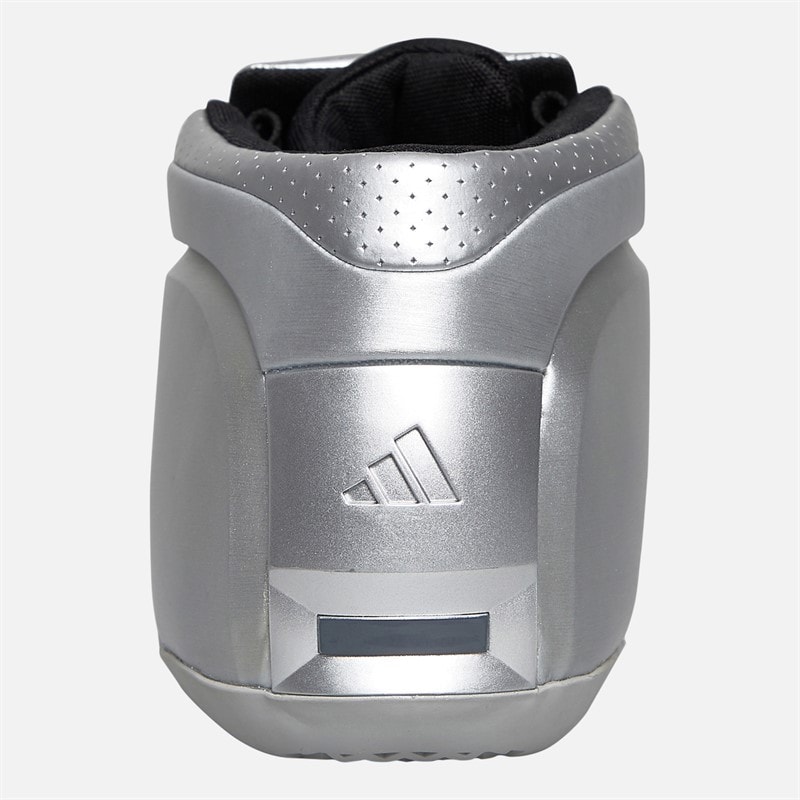 adidas Originals Mens Crazy 2 Trainers Silver Metallic/Core Black/Onix - Image 3