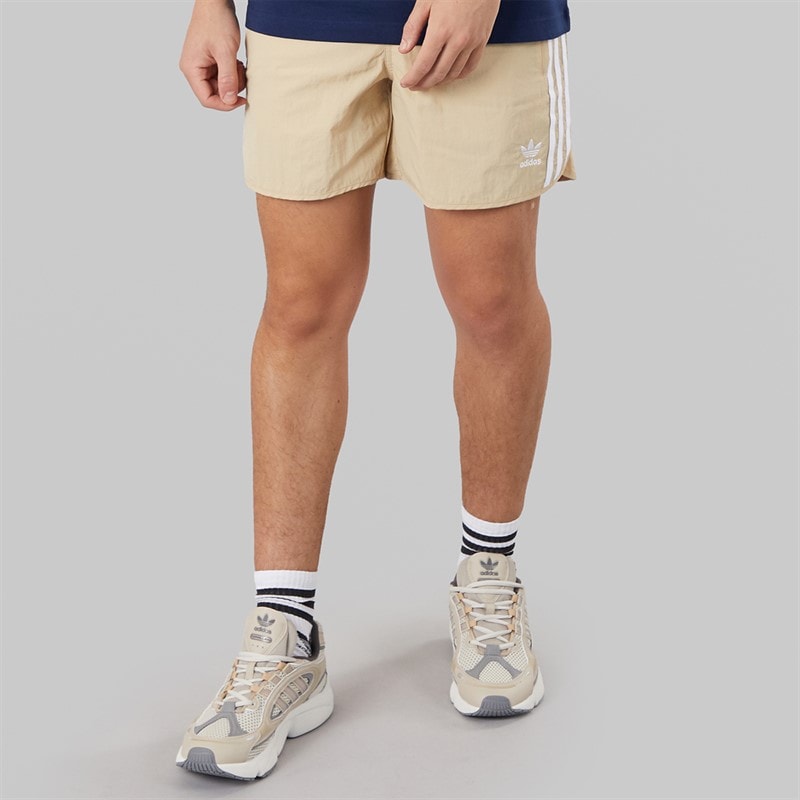 adidas Originals Mens Adicolor Classics Sprinter Shorts Magic Beige - Image 1