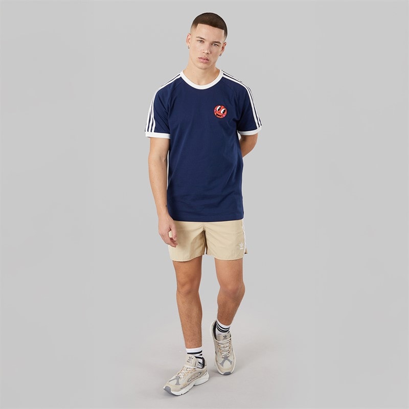 adidas Originals Mens Adicolor Classics Sprinter Shorts Magic Beige - Image 4