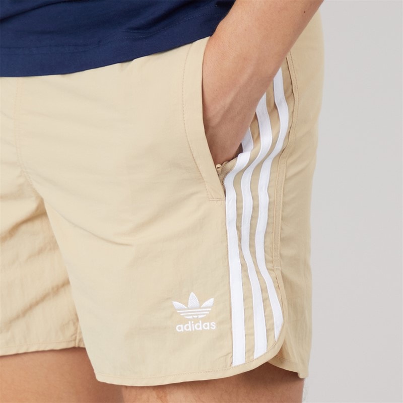 adidas Originals Mens Adicolor Classics Sprinter Shorts Magic Beige - Image 5