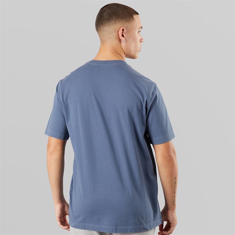 adidas Originals Mens Adicolor Outline Trefoil T-Shirt Preloved Ink - Image 2