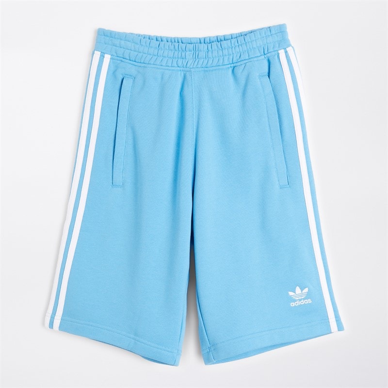 adidas Originals Mens 3-Stripes Adicolor Shorts Semi Blue Burst - Image 1