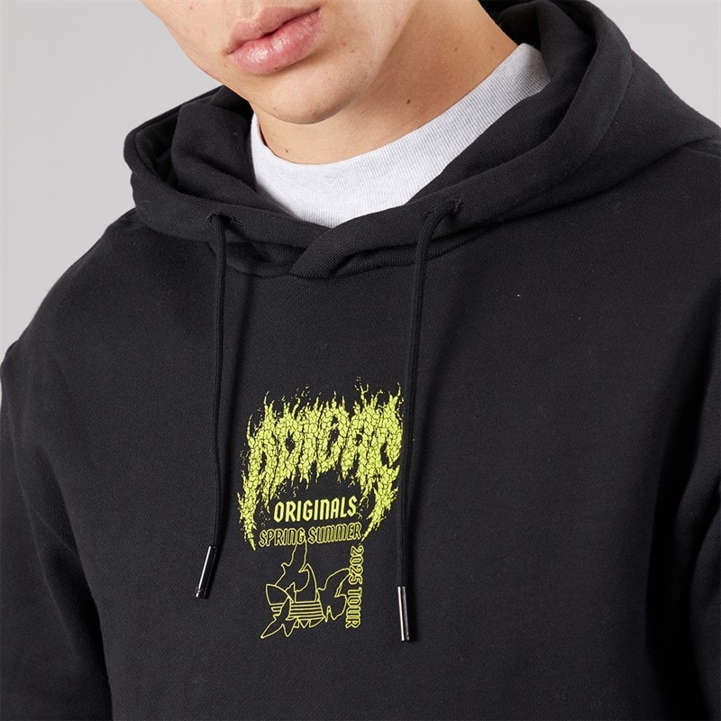 adidas Originals Mens Death Metal Hoodie Black - Image 5