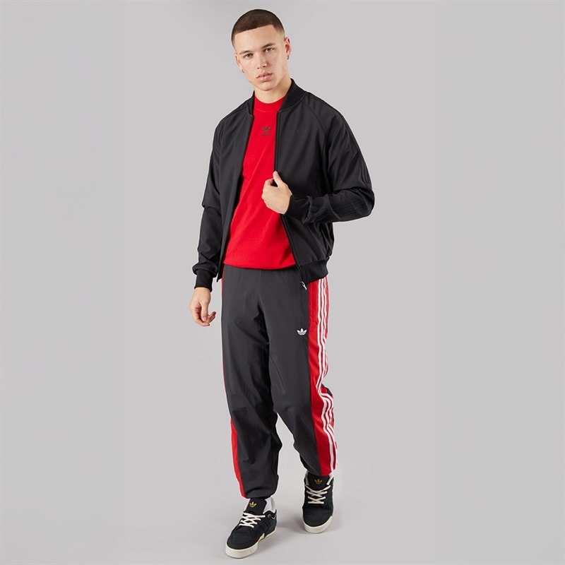 adidas Originals Mens Bonded Superstar Track Top Black - Image 4