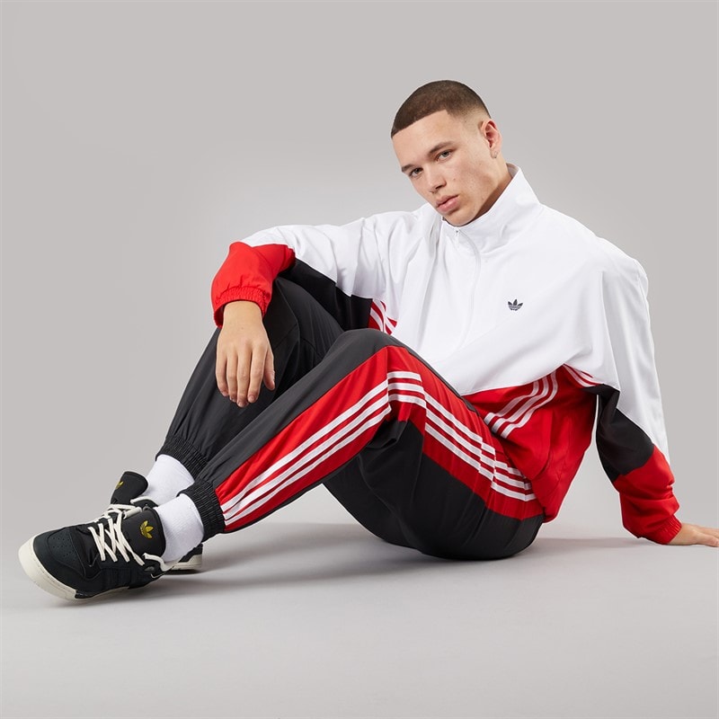 adidas Originals Mens Warm-Up Track Top Better Scarlet - Image 4