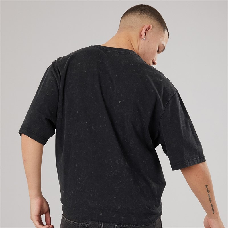 adidas Originals Mens Washed T-Shirt Black - Image 2