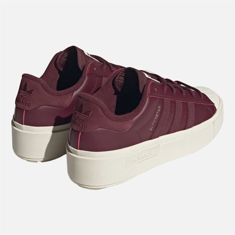 adidas Originals Womens Superstar Bonega X Trainers Shadow Red/Shadow Red/Pulse Mint - Image 3