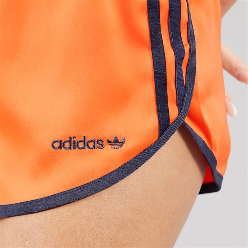 adidas Originals Womens Sprinter Shorts Semi Solar Orange - Image 3