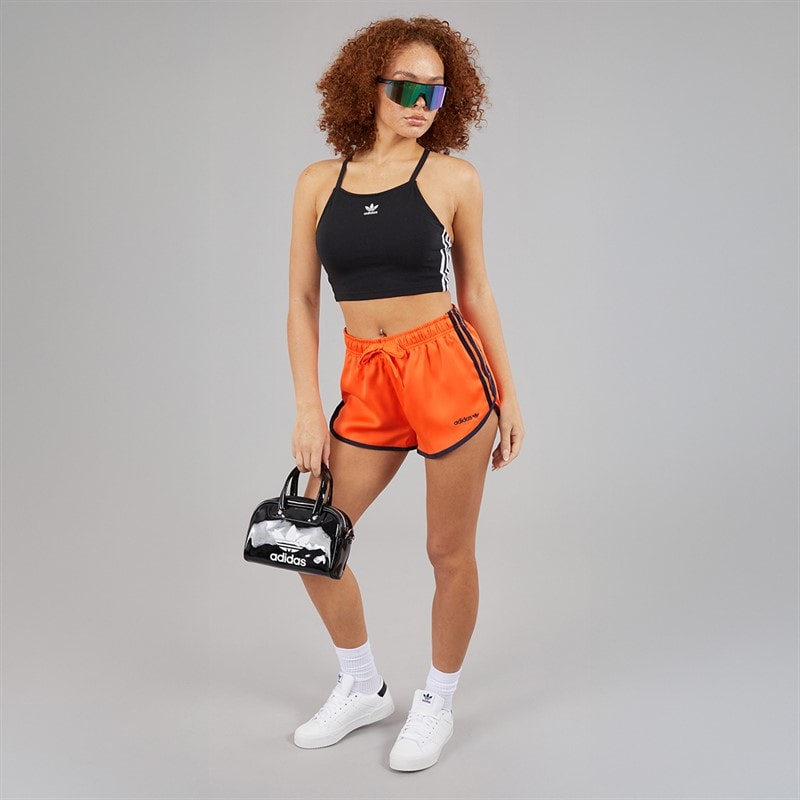 adidas Originals Womens Sprinter Shorts Semi Solar Orange - Image 4