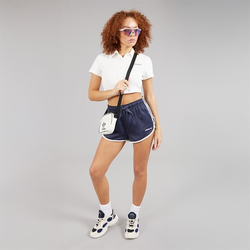 adidas Originals Womens Sprinter Shorts Shadow Navy - Image 4