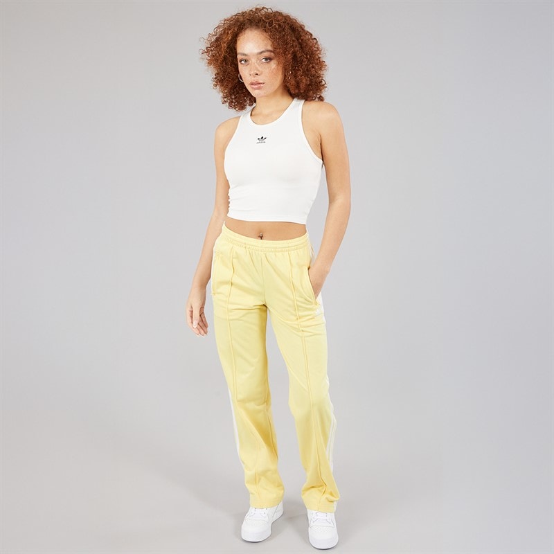 adidas Originals Womens Adicolor Classics Firebird Track Pants Powder Yellow - Image 4