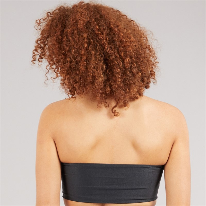 adidas Originals Womens 3-Stripes Tube Top Black - Image 2