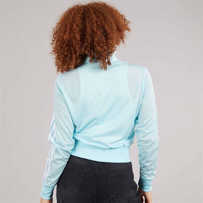 adidas Originals Womens Adicolour Classic Firebird Track Jacket Almost Blue - Image 2