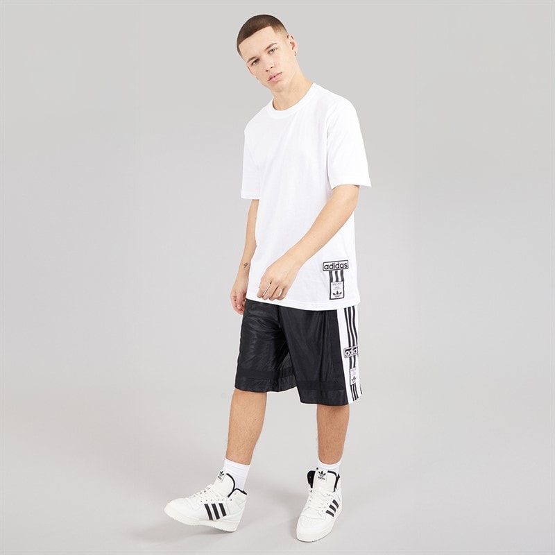 adidas Originals Mens Adibreak T-Shirt White - Image 4
