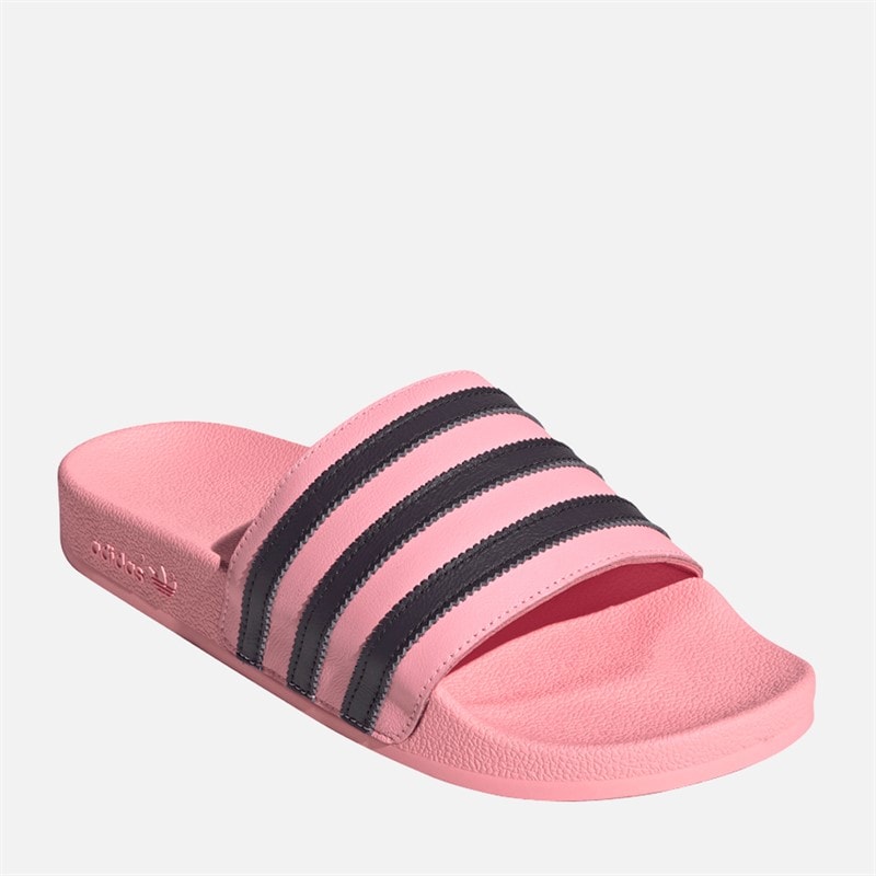 adidas Originals Mens Adilette Sliders Glow Pink/Aurora Black/Glow Pink - Image 1