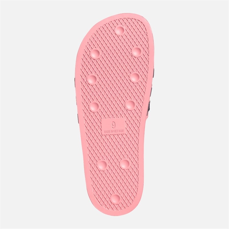 adidas Originals Mens Adilette Sliders Glow Pink/Aurora Black/Glow Pink - Image 2
