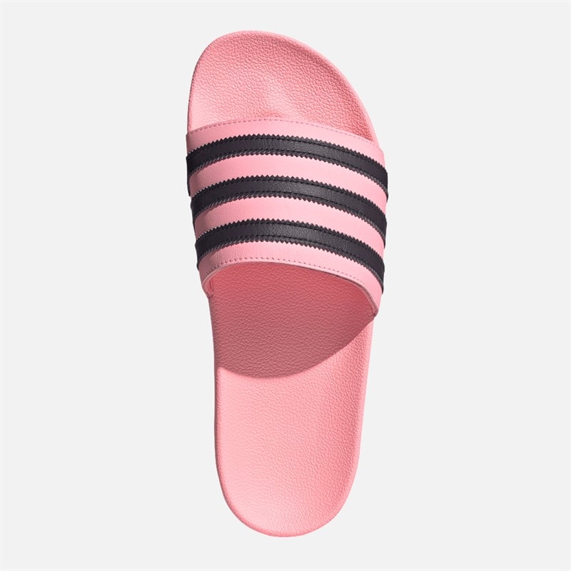 adidas Originals Mens Adilette Sliders Glow Pink/Aurora Black/Glow Pink - Image 4